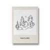 Peace in Nature Modern Line Wall Art