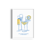 Let's Drink to Nothing in Particular Cravings Wall Art