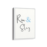 Rise & Slay Quote Wall Art