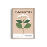 Fleur Sauvage Botanical Modern Wall Art