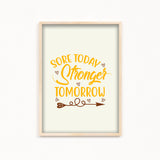 Sore today, Stronger tomorrow Gym Poster