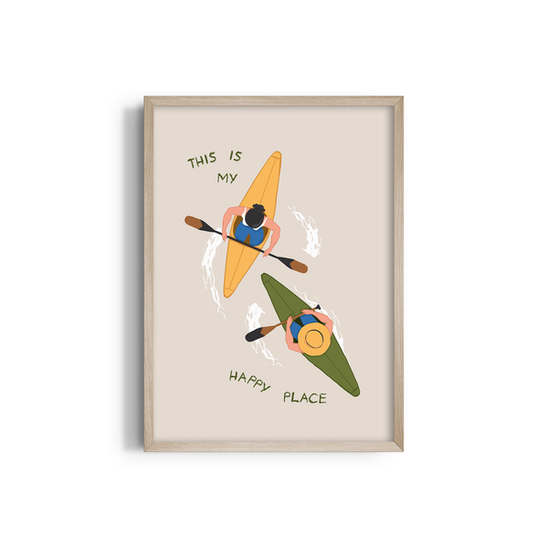 Happy Place II Journey Wall Art