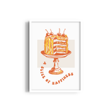 A Slice of Happiness Cravings Wall Art
