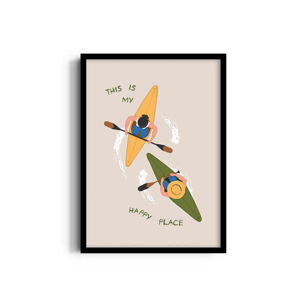 Happy Place II Journey Wall Art