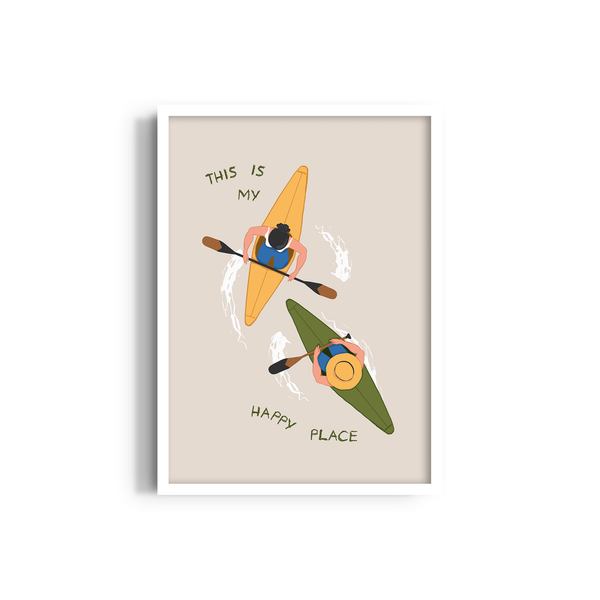 Happy Place II Journey Wall Art