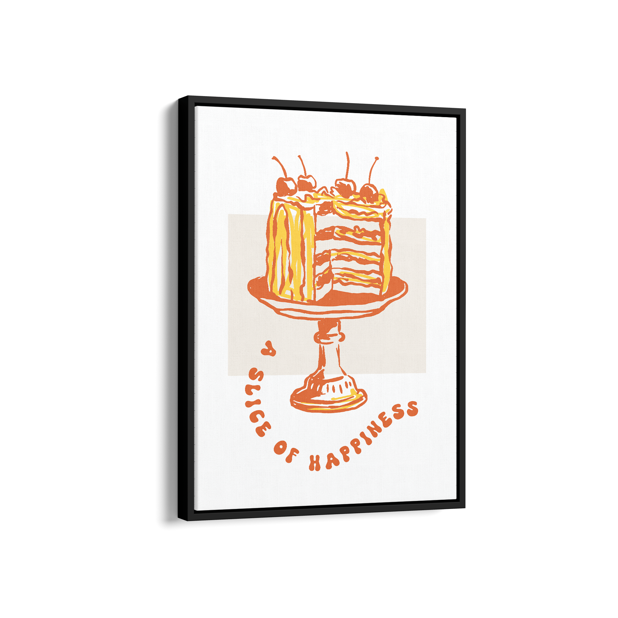 A Slice of Happiness Cravings Wall Art
