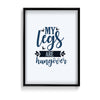 My legs are hungover Gym Poster