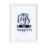 My legs are hungover Gym Poster