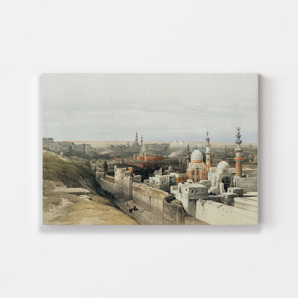 Looking west in Cairo illustration by David Roberts (1796–1864) Landscape Art
