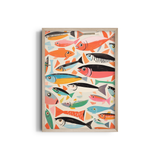Frenzy of Fish Wall Art