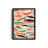 Frenzy of Fish Wall Art