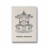 Carousel Modern Line Wall Art