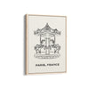 Carousel Modern Line Wall Art