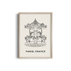 Carousel Modern Line Wall Art