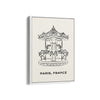 Carousel Modern Line Wall Art