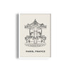 Carousel Modern Line Wall Art