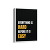 Everything is hard before it is easy Wall Art - The Mortal Soul