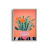 Vibrant Cactus Blooms Botanical Wall Art