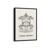 Carousel Modern Line Wall Art