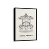 Carousel Modern Line Wall Art