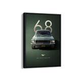 1968 Bullitt Mustang Wall Art