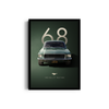 1968 Bullitt Mustang Wall Art