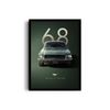 1968 Bullitt Mustang Wall Art