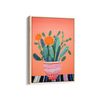 Vibrant Cactus Blooms Botanical Wall Art