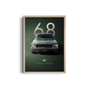 1968 Bullitt Mustang Wall Art