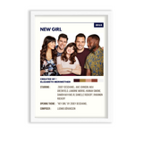 New Girl Retro Wall Art