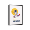 Flying Space Kid Astronaut Wall Art