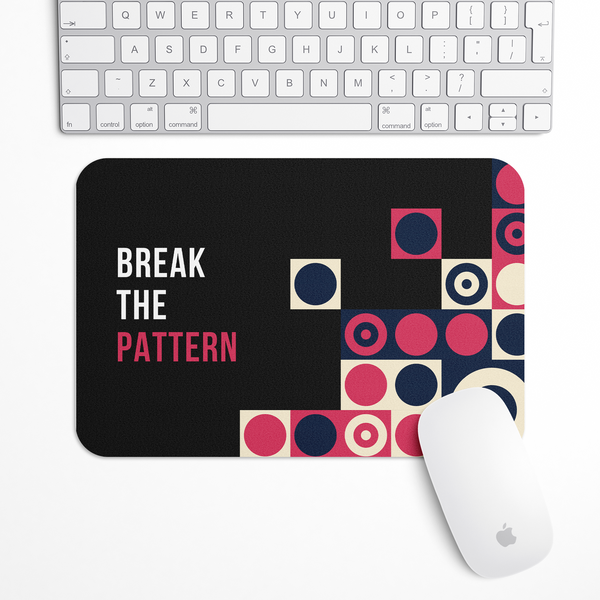 Break the pattern Gaming Mouse Pad