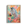 Zebra in Bloom Wall Art