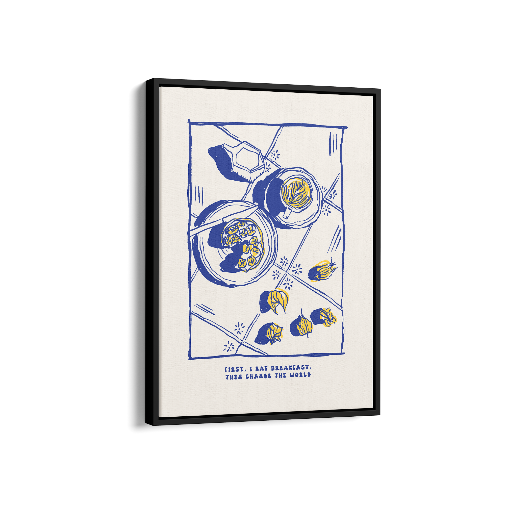 First, I Eat Breakfast Cravings Wall Art