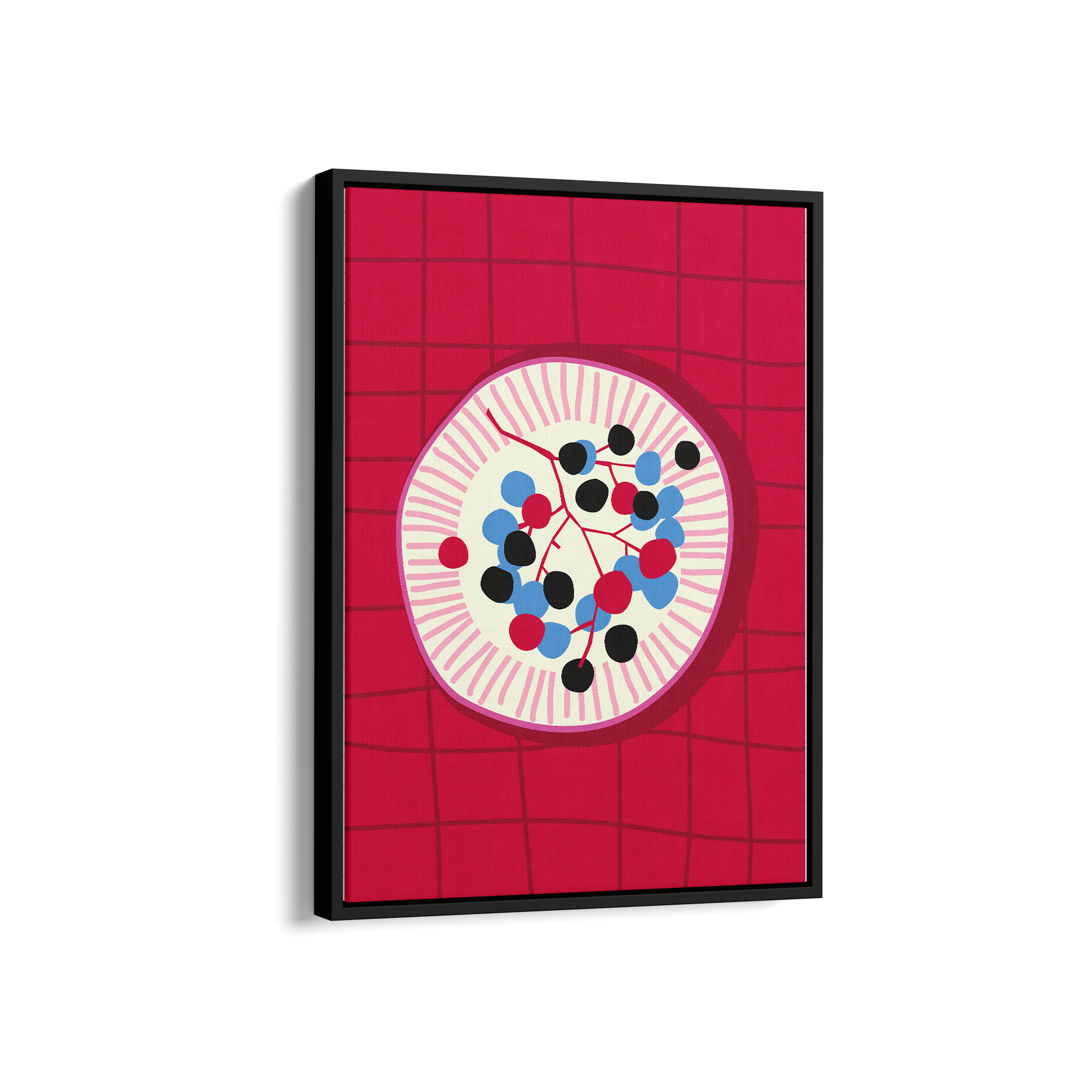 Crimson Feast Artistic Wall Art