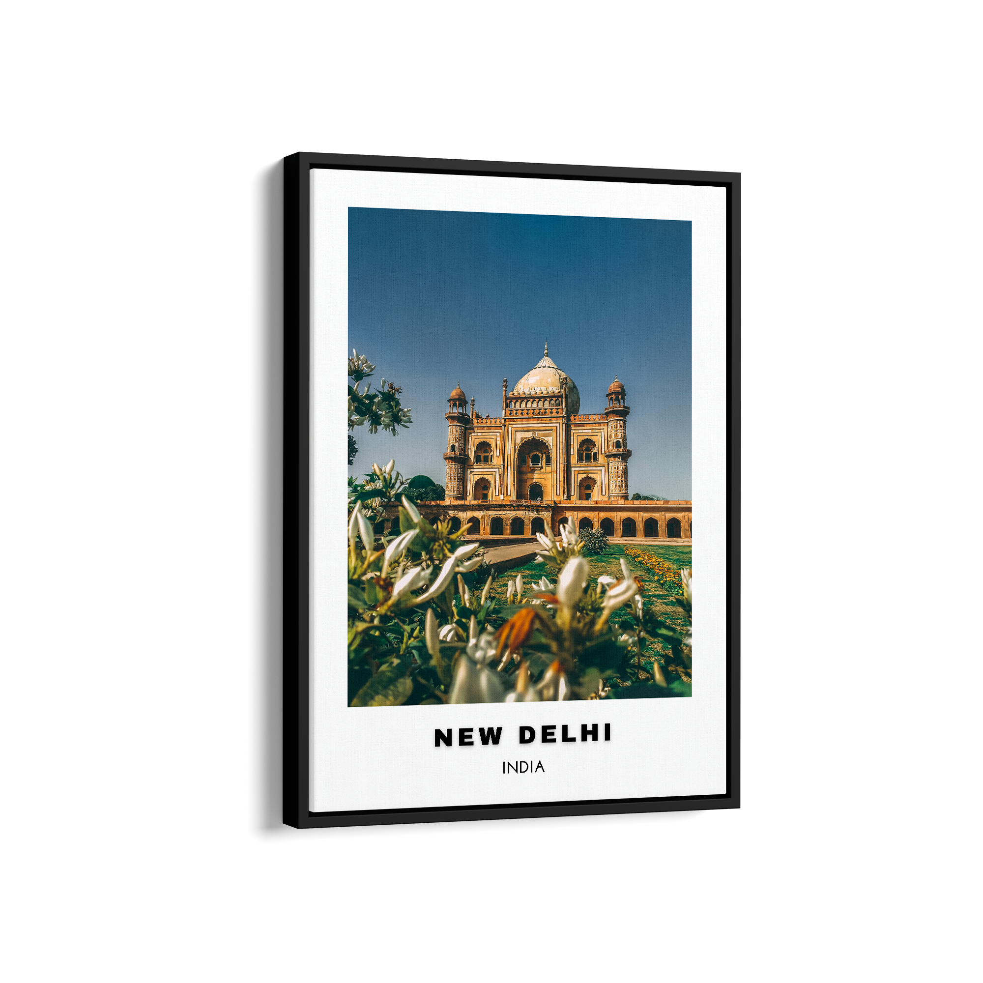 New Delhi Colored City Art