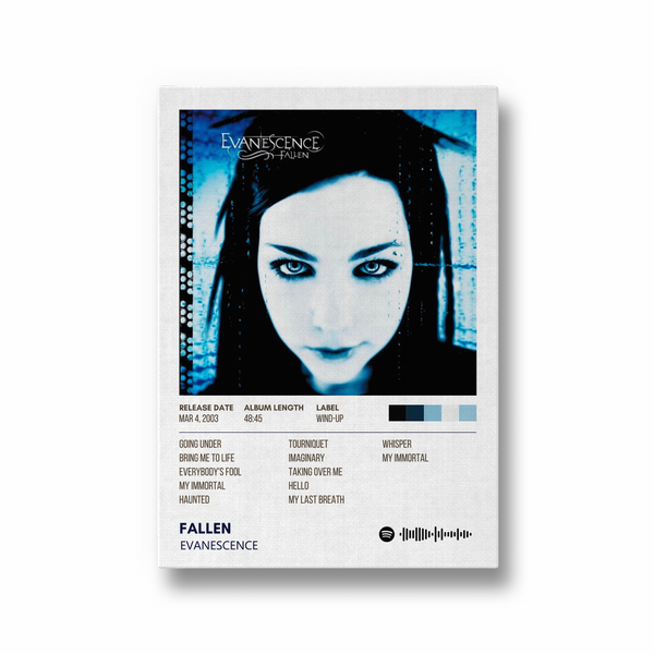 Fallen by Evanescence Album Poster