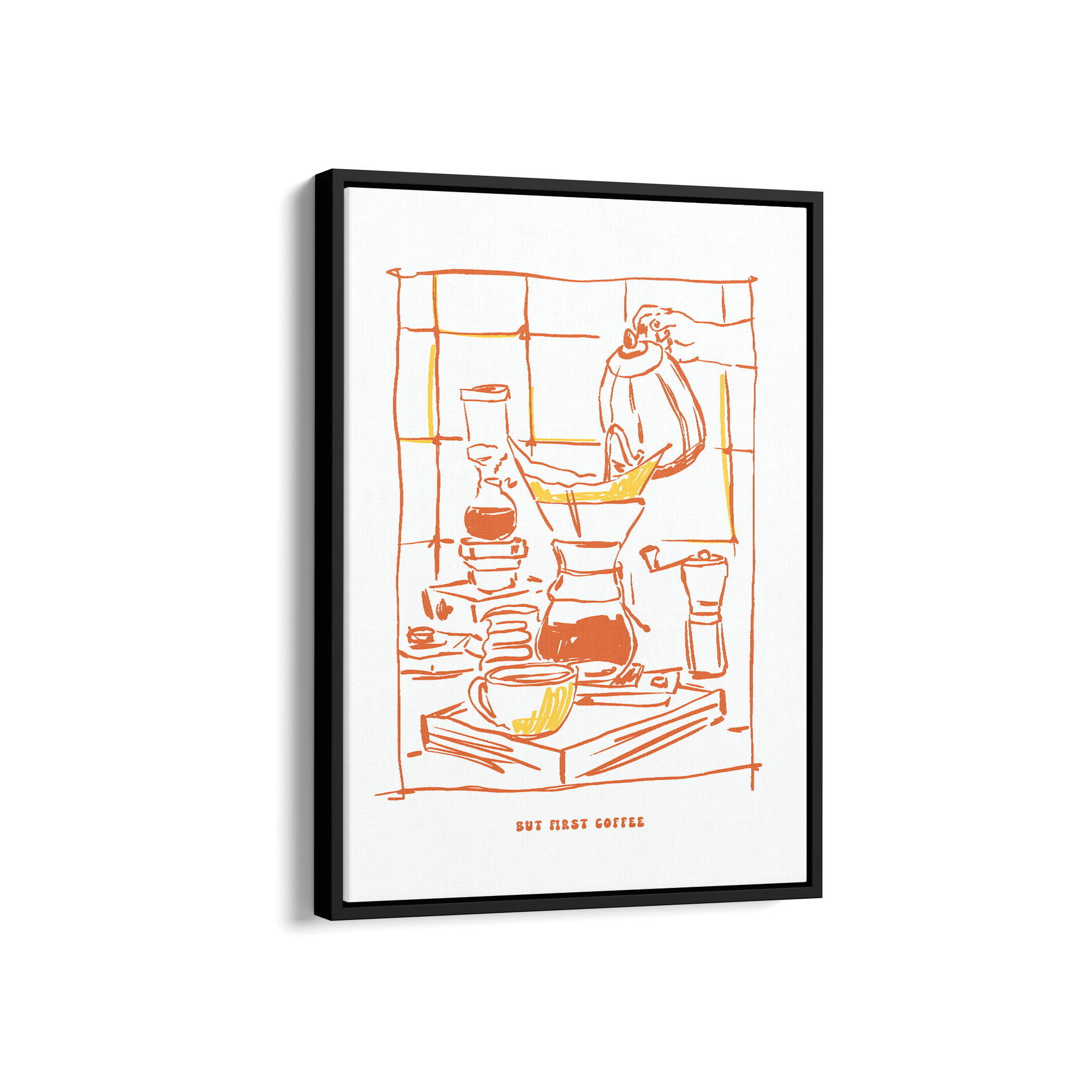 But first Coffee Cravings Wall Art