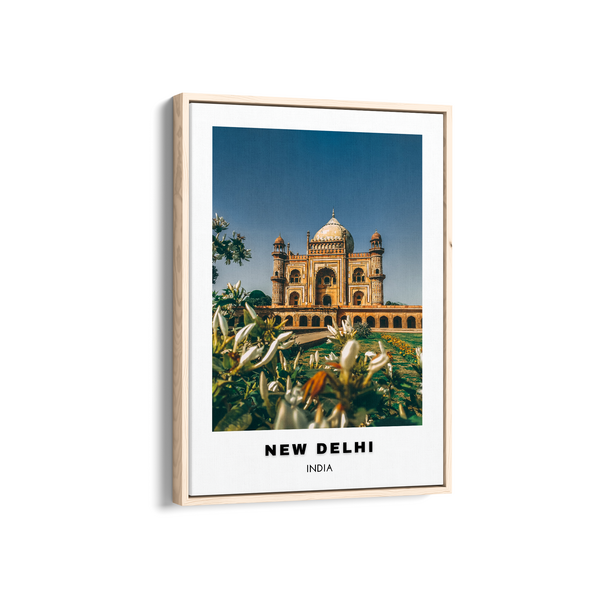 New Delhi Colored City Art