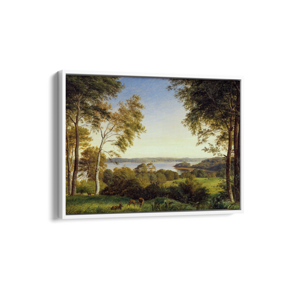 View of Skarre Sø by P. C. Skovgaard Landscape Art
