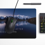 The best view comes after the hardest climb Landscape Desk Mat | Desk Pad | Mouse Pad