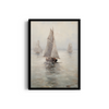 Vessels Adrift on Calm Seas Wall Art
