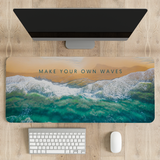 Make your own waves Beach Desk Mat | Desk Pad | Mouse Pad