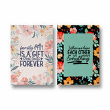 Family is a gift and when we have each other Set of 2 home Posters