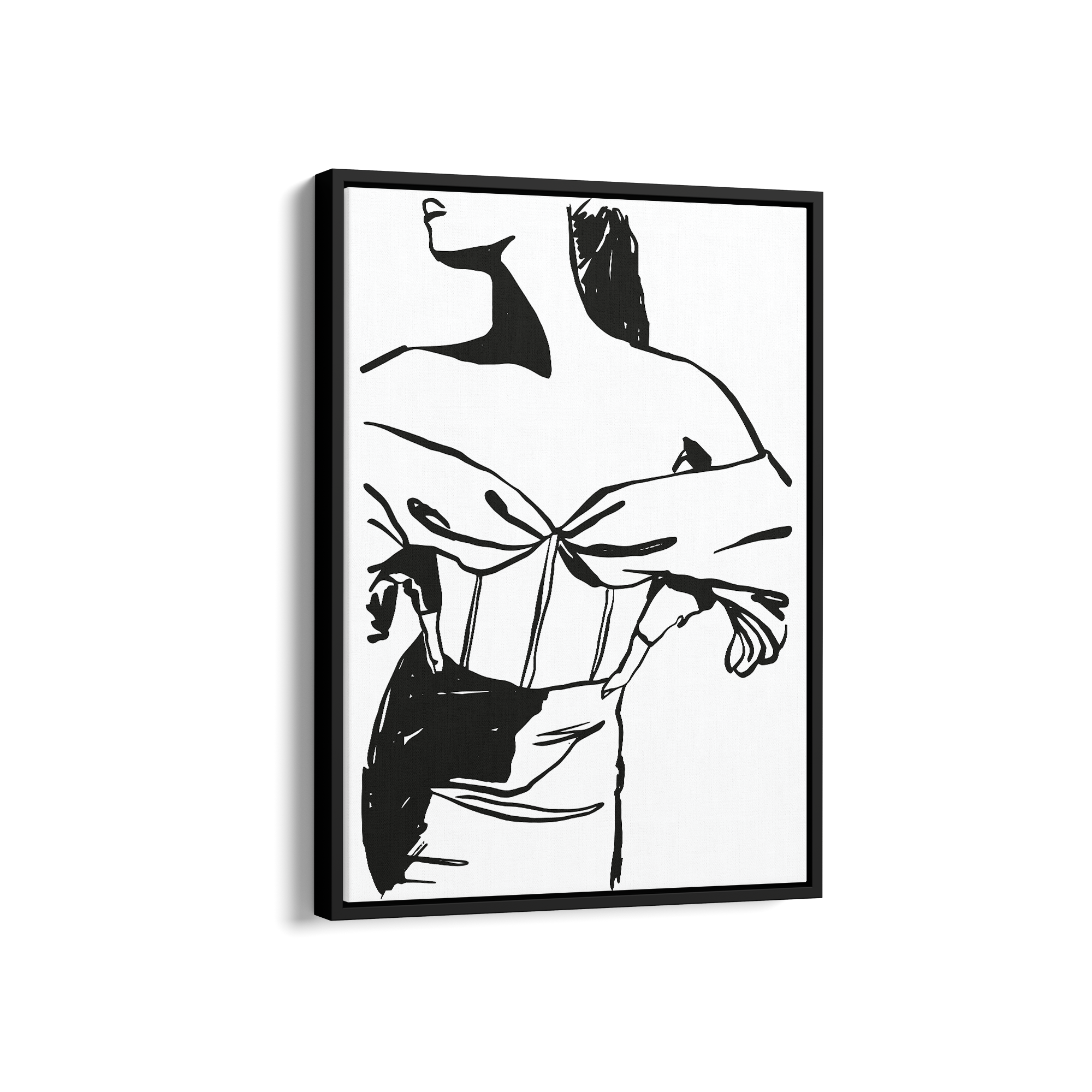 Confident Flair Dancing Wall Art