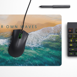 Make your own waves Beach Desk Mat | Desk Pad | Mouse Pad