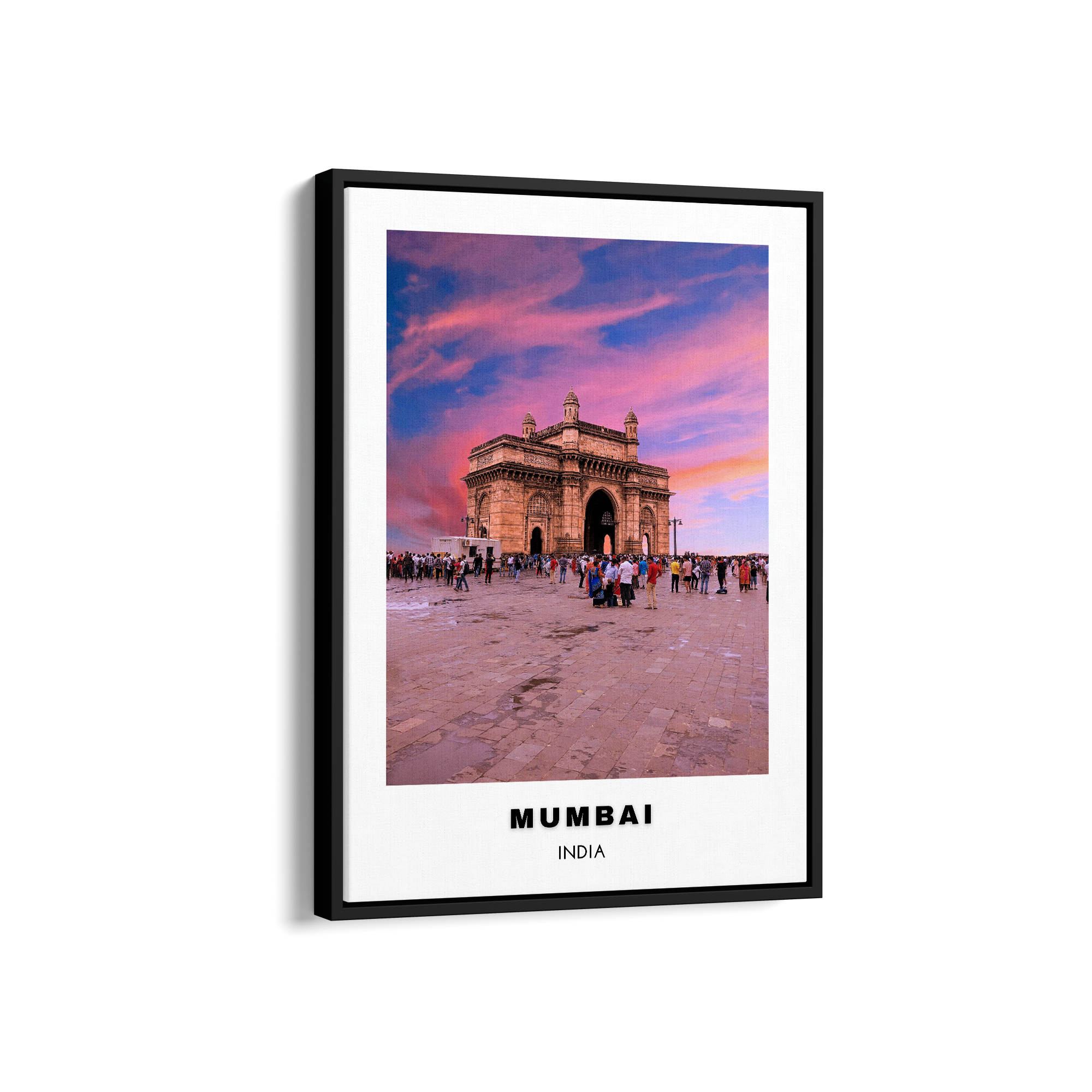 Mumbai Colored City Art