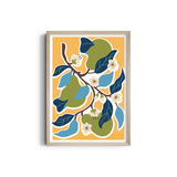 Luminous Pear Elegance Aesthetic Wall Art
