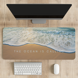 The ocean is calling Beach Desk Mat | Desk Pad | Mouse Pad