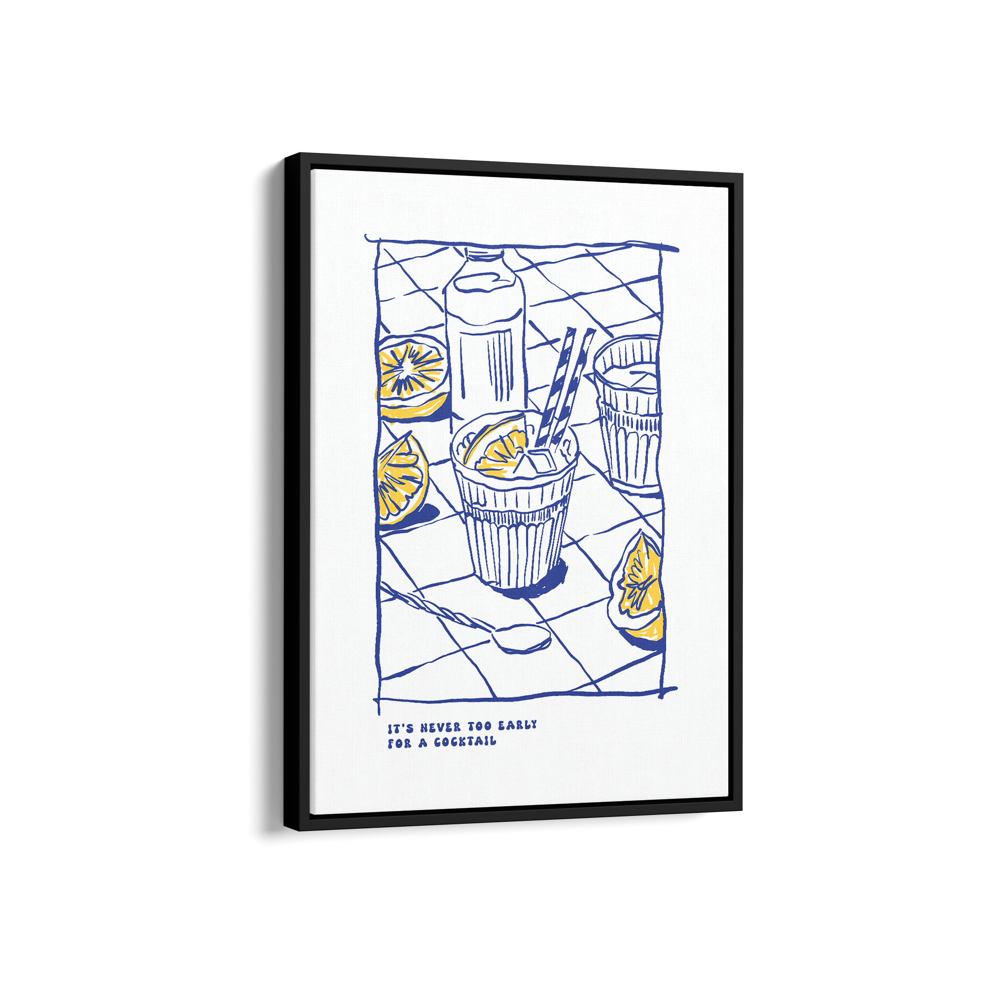 It's Never too Early for a Cocktail Cravings Wall Art